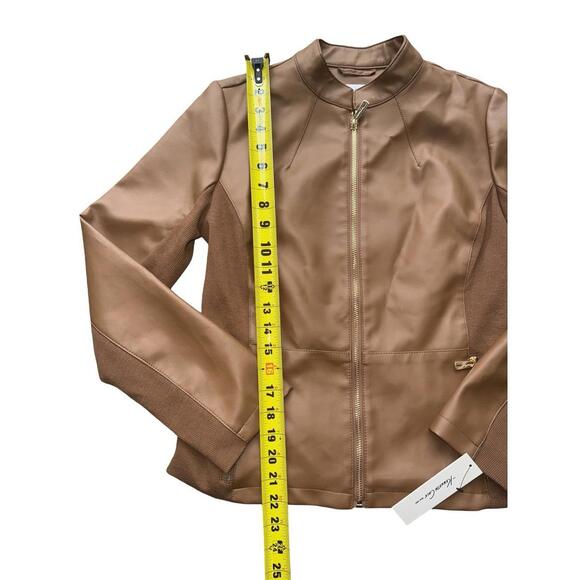 Kenneth Cole Women Brown Jacket Size Small New - Picture 2 of 6